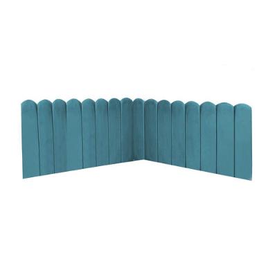 Cabeceira Painel Cama Queen Box Nuvem Suede Sandy 160 Cm Cor:azul Turquesa