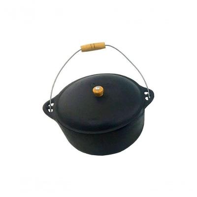 Panela Ferro Fundido N24 Caldeirão Antigo 4,2 L 31,5X16Cm.