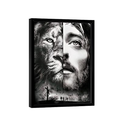 Quadro Cristo Leão Black -- Br Artes