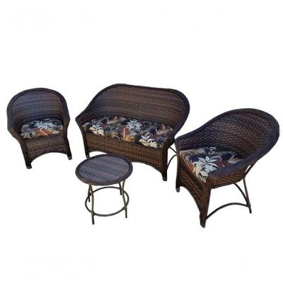 Conjunto De Sofá 1 Sofá + 2 Poltronas + 1 Mesa Centro