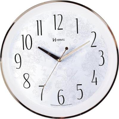 Relógio De Parede Herweg Tic-tac 35cm Dourado 6810 único