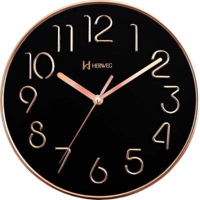 Relógio De Parede Quartz Rose Herweg 6480 único