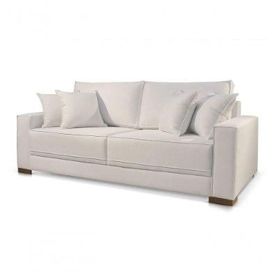 Sofá 2 Lugares Fixo Living Hotello Linho Offwhite 01t 1,8m