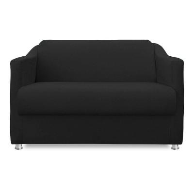 Namoradeira Tilla Decorativa 2 Lugares Suede Preto