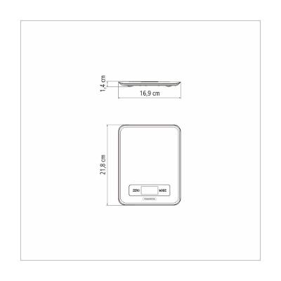 Balança Digital Para Cozinha Tramontina Adatto Em Aço Inox