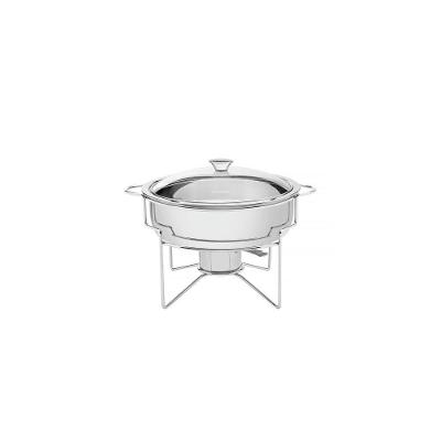 Rechaud Banho-maria Tramontina Em Aço Inox 4,3 L Com Fogareiro Tramontina