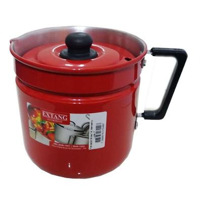 Caneca Fervedor De Alumínio Vermelha Esmaltada 1.8l Extang