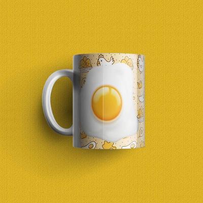 Ovo Frito - Caneca De Qualidade Premium