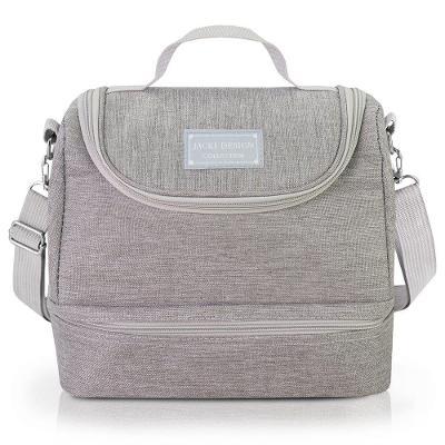 Bolsa Térmica C/ 2 Compartimentos Jacki Design - Joy Cinza