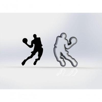 Cortador Kit Basquete 3 Jogadores 5 Cm