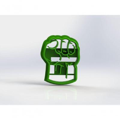 Cortador Heróis - Mão Do Hulk 3 Cm