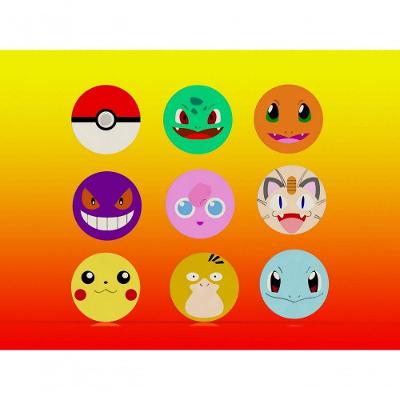Cortador Kit Pokemon 9 Modelos Modulares 7 Cm