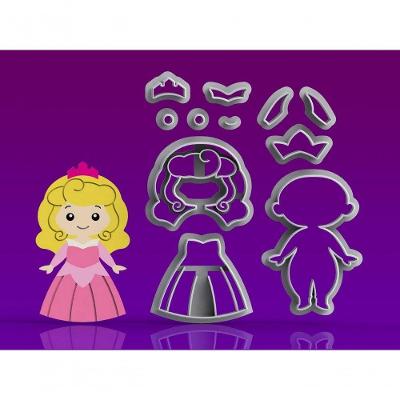 Cortador Princesa Aurora Modular 8 Cm