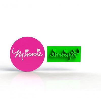 Cortador Marcador Logo Minnie 3 Cm