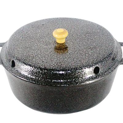 Forma Bolo Craqueada com Cone Alumínio Fundido Preta 26cm