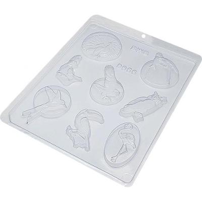 Forma Simp Trad- Aves 9656 Pássaros Flamingo Tucano Coruja Pomba Caturrita
