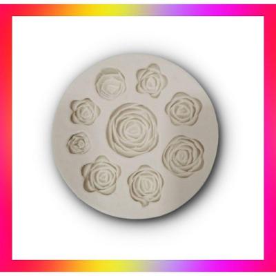 Molde Silicone Rosas (9 Modelos)