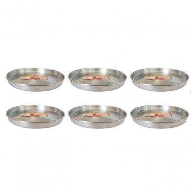 Kit 6 Formas De Pizza 26cm Alumínio Borda Reforçada Docesar