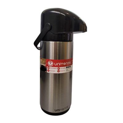 Garrafa Térmica De Pressão Média Verona 1l Inox - Unitermi