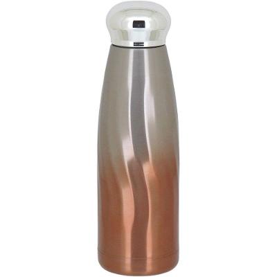 Trenton Garrafa Térmica 22X6X6Cm 380Ml Inox Laranja Parede Dupla