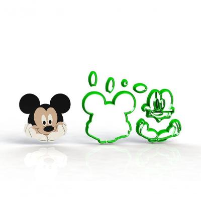 Cortador Mickey Apaixonado - Modular 6 Cm