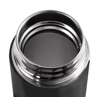 Garrafa Térmica Inteligente De Inox 500ml Led Preto