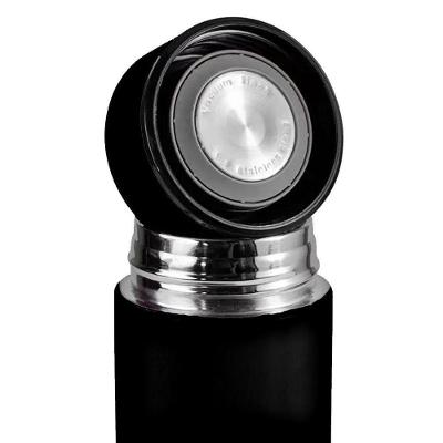 Garrafa Térmica Inteligente De Inox 500ml Led Preto