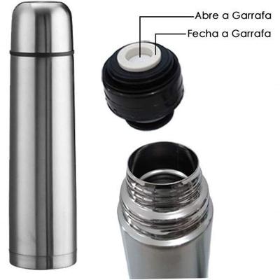 Garrafa Térmica Para água Café Inox 500ml Inquebrável