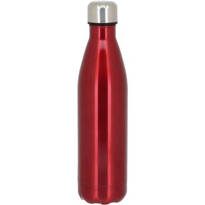 Mijia Garrafa Térmica 33X8X8Cm 750Ml Inox Vermelho Parede Dupla