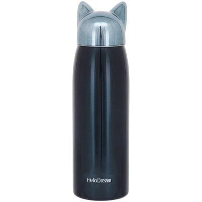 Crush Garrafa Térmica 21X6X6Cm 320Ml Inox Azul Parede Dupla