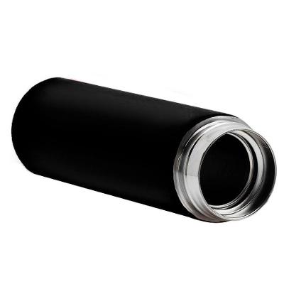 Garrafa Térmica Inteligente De Inox 500ml Led Preto