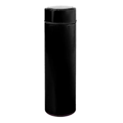 Garrafa Térmica Inteligente De Inox 500ml Led Preto