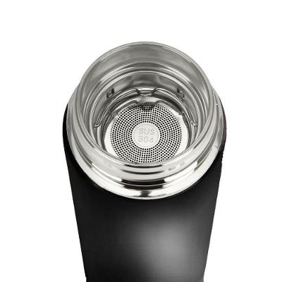 Garrafa Térmica Inteligente De Inox 500ml C/sensor Preto