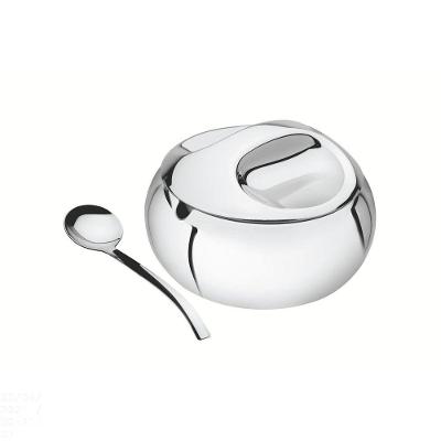 Açucareiro Tramontina Linha Chá E Café Em Aço Inox Com Colher Tramontina