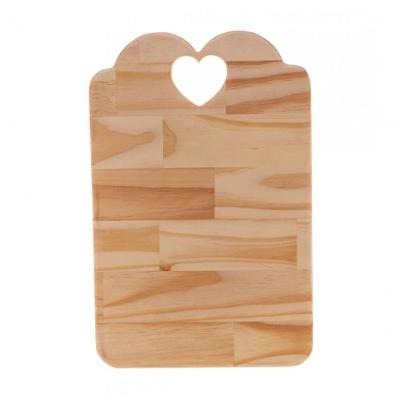 Tabua Coração Em Madeira Pinus 46X28 Cm - Rojemac