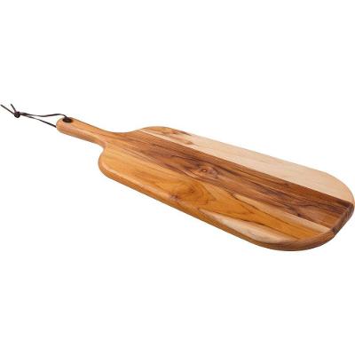 Tábua Para Pão Tramontina Provence Em Madeira Teca Fsc Com Cabo 48x19 Cm Tramontina