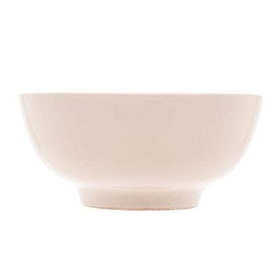 Kit 6 Tigelas Cumbuca Bowl Porcelana Clean Branca 350ml