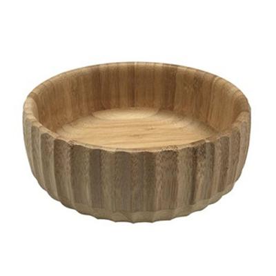 Bowl Canelado De Bambu Oikos 19cm Redondo