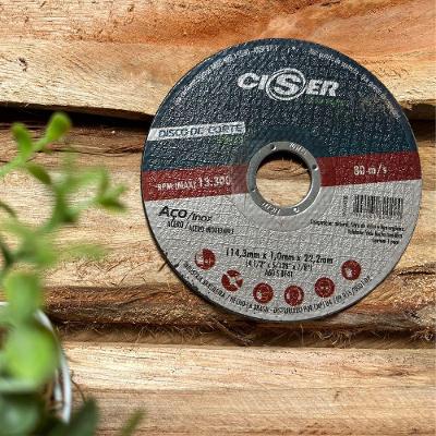 Disco Corte Std Aço/inox 115x1,0x22mm - Ciser