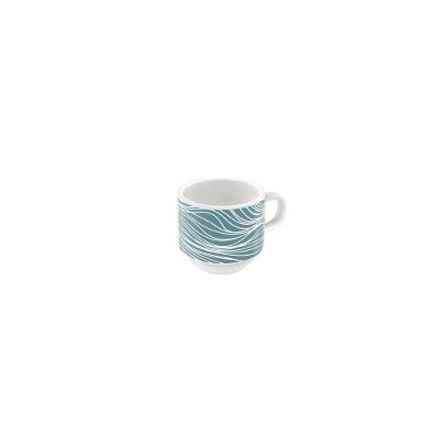 Xícara Café Tramontina Clarice Em Porcelana Decorada 100 Ml Tramontina