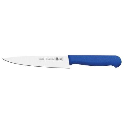 Faca Para Carne 6" Lâmina Aço Inox Tramontina Azul Tramontina