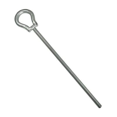 Parafuso Longo Olhal M12 X 250mm Galvanizado Fosco
