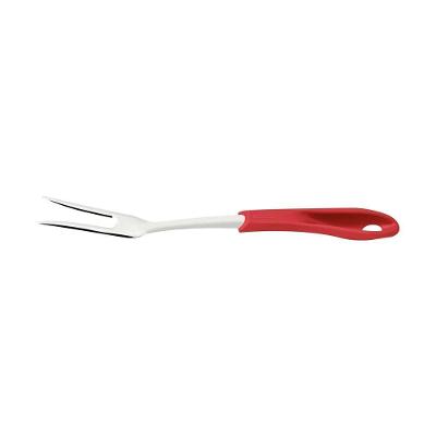 Garfo Trinchante Fluence Com Lâmina Em Aço Inox E Cabo Em Polipropileno Vermelho