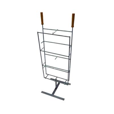 Espeto Costela Costelão Fogo Chão Base Giratória 104X35Cm