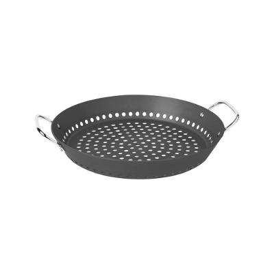 Grelha Churrasco Alumínio Anodizado Grafite 30 Cm