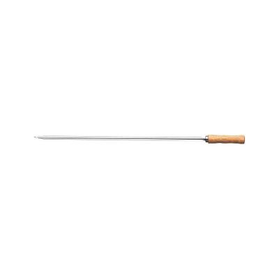 Espeto Para Churrasco Tramontina Com Lâmina Em Aço Inox E Cabo De Madeira 75 Cm Tramontina