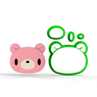 Cortador Urso Ursinho Rosa Modular Tamanho 5 Cm
