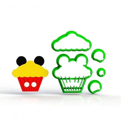 Cortador Docinho Cupcake Mickey Tamanho 6 Cm
