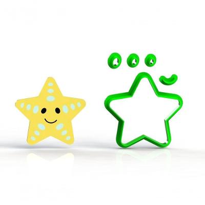 Cortador Fundo Do Mar - Estrela Do Mar Modular Tamanho 6 Cm
