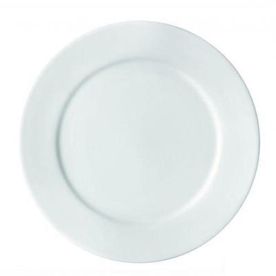 Kit Com 6 Prato Sobremesa Porcelana 18,5 Cm Bar Hotel